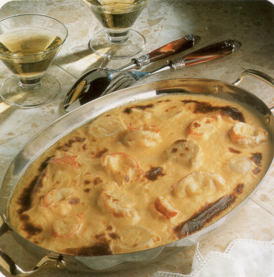 Gratin de langoustes surgelées