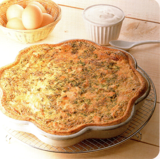 Quiche au saumon