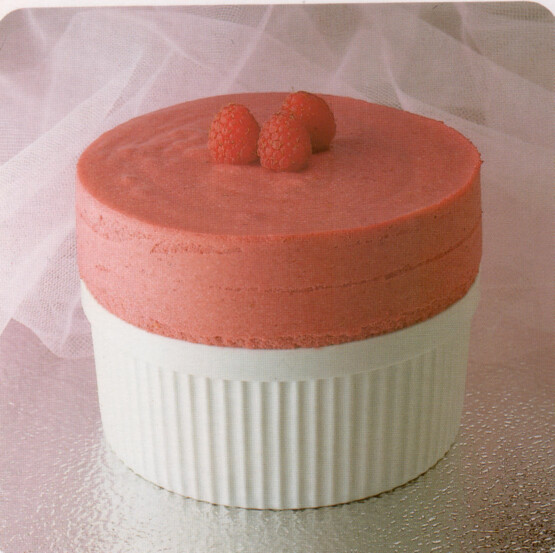 Soufflé glacé aux framboises