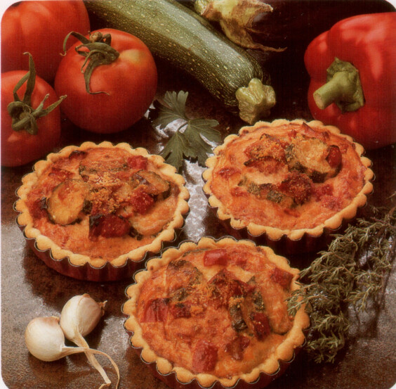 Tartelettes à la ratatouille