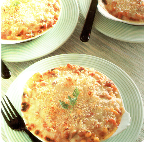 Cassolettes de thon et maïs doux