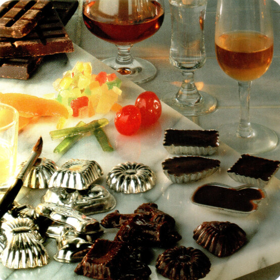 Trois tablettes de chocolat 